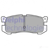 Тормозные колодки дисковые, комплект DELPHI 21 558 950448 LP624 521R7R