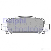 Тормозные колодки дисковые, комплект DELPHI 949299 4ZQ9 1 5012759107171 LP1509 - Изображение 4
