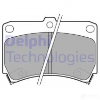 Тормозные колодки дисковые, комплект DELPHI 950535 55N27U 21 654 LP743
