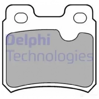 Тормозные колодки дисковые, комплект DELPHI LP586 2114 0 IUNJ3QH 950412
