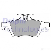 Тормозные колодки дисковые, комплект DELPHI LP3207 1437320439 F7 KHYC