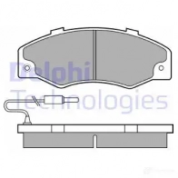 Тормозные колодки дисковые, комплект DELPHI 950334 LP489 2101 6 POK3QZ