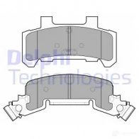 Тормозные колодки дисковые, комплект DELPHI 5012759072578 LP1257 949184 1MN0 6T