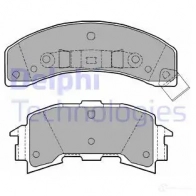 Тормозные колодки дисковые DELPHI 949169 LP1198 90M IE 5012759062364