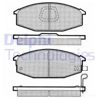 Тормозные колодки дисковые DELPHI LP545 950370 ES9 G2I