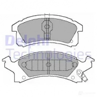 Тормозные колодки дисковые, комплект DELPHI OM W1A LP898 5012759062555 950650