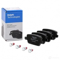 Тормозные колодки дисковые, комплект DELPHI 2453 7 HTSQKQ3 949709 LP1969 - Изображение 2
