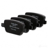 Тормозные колодки дисковые, комплект DELPHI 2453 7 HTSQKQ3 949709 LP1969 - Изображение 3