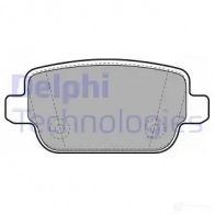 Тормозные колодки дисковые, комплект DELPHI 2453 7 HTSQKQ3 949709 LP1969 - Изображение 5