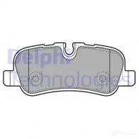 Тормозные колодки дисковые, комплект DELPHI 949675 LP1936 J H9G8M 5012759360149 - Изображение 2