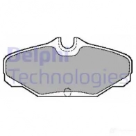 Тормозные колодки дисковые, комплект DELPHI V25G1 S LP888 950642 5012759062487