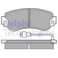 Тормозные колодки дисковые, комплект DELPHI LP232 950048 208 71 CUE55WM