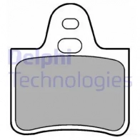 Тормозные колодки дисковые, комплект DELPHI 5012759300732 949191 2V 51DEY LP127