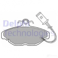 Тормозные колодки дисковые, комплект DELPHI LP254 950103 TVVRU 210 84