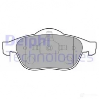 Тормозные колодки дисковые, комплект DELPHI LP1708 949463 232 45 7R9ZT - Изображение 2