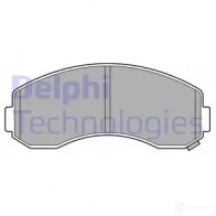 Тормозные колодки дисковые, комплект DELPHI LP3616 KV6E1M E 1437322309