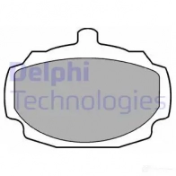 Тормозные колодки дисковые, комплект DELPHI 2 0037 C1XFY 950505 LP7