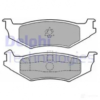 Тормозные колодки дисковые, комплект DELPHI 949133 LP1159 5012759061978 DA1G Y