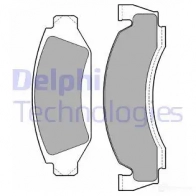 Тормозные колодки дисковые, комплект DELPHI 949143 LP1169 5012759062074 NLBD TV