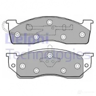 Тормозные колодки дисковые DELPHI LP1155 MDPL S 5012759061930 949129