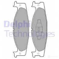 Тормозные колодки дисковые DELPHI R QZJW 5012759062081 949145 LP1170