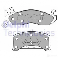 Тормозные колодки дисковые, комплект DELPHI E K045 949186 LP1260 5012759072615
