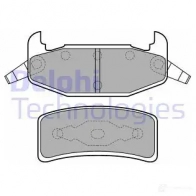 Тормозные колодки дисковые, комплект DELPHI 950648 1D 8KU66 LP896 5012759062531