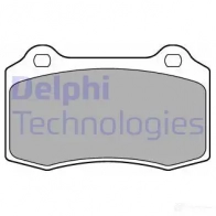 Тормозные колодки дисковые, комплект DELPHI OJ7LI 2 1381 LP1700 949455