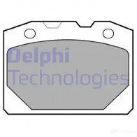 Тормозные колодки дисковые, комплект DELPHI XK7UX0 2016 6 950671 LP92