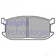 Тормозные колодки дисковые, комплект DELPHI 20 760 950049 LP234 GQSMCR