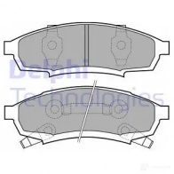 Тормозные колодки дисковые, комплект DELPHI 950647 LP895 5012759062524 1QI XNY