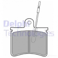 Тормозные колодки дисковые, комплект DELPHI LP228 4N1L7 206 90 950017