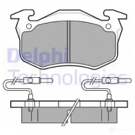 Тормозные колодки дисковые, комплект DELPHI I6ZBTUO 20 635 950243 LP350