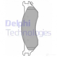 Тормозные колодки дисковые DELPHI LP1669 1423298219 5012759132159 54 5Y1Z