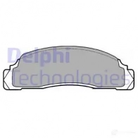 Тормозные колодки дисковые, комплект DELPHI 8ZB9J0 LP110 949097 204 22