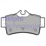 Тормозные колодки дисковые, комплект DELPHI 949149 RTX AZ4F 5012759062128 LP1174