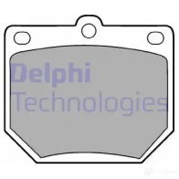Тормозные колодки дисковые DELPHI 950552 LP78 EWDX 3O8