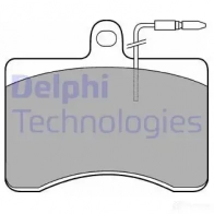 Тормозные колодки дисковые, комплект DELPHI LP210 5012759301241 949844 0 YPTGX