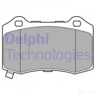 Тормозные колодки дисковые, комплект DELPHI A 7CZW LP3676 1437320364