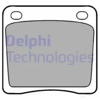Тормозные колодки дисковые, комплект DELPHI 950471 2 0128 LP65 2M4XJ8