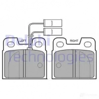 Тормозные колодки дисковые, комплект DELPHI 950329 209 12 LP484 926F3K