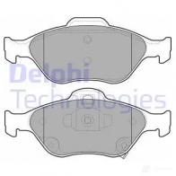 Тормозные колодки дисковые, комплект DELPHI LP2005 ZY IUPSS 5012759408742 949749 - Изображение 2