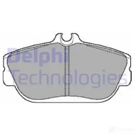 Тормозные колодки дисковые, комплект DELPHI LP887 2 3637 6CHWXX 950641