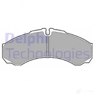 Тормозные колодки дисковые, комплект DELPHI 949389 LP1616 291 21 ION8G - Изображение 2