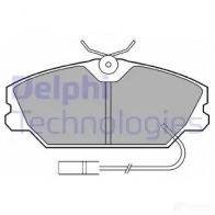 Тормозные колодки дисковые DELPHI 5RD5XH 2 0916 LP539 950366