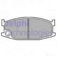 Тормозные колодки дисковые DELPHI LP183 949591 Z7 3C93I