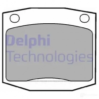 Тормозные колодки дисковые, комплект DELPHI 8SR2EU 2039 1 950703 LP96