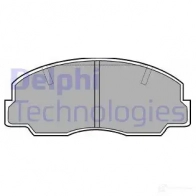 Тормозные колодки дисковые DELPHI 950255 GYZ7J O9 LP375 5012759304112