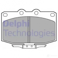 Тормозные колодки дисковые, комплект DELPHI 20 879 PV8D6X 950447 LP621