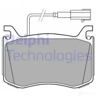 Тормозные колодки дисковые, комплект DELPHI 1424218710 W 4KXE LP3380